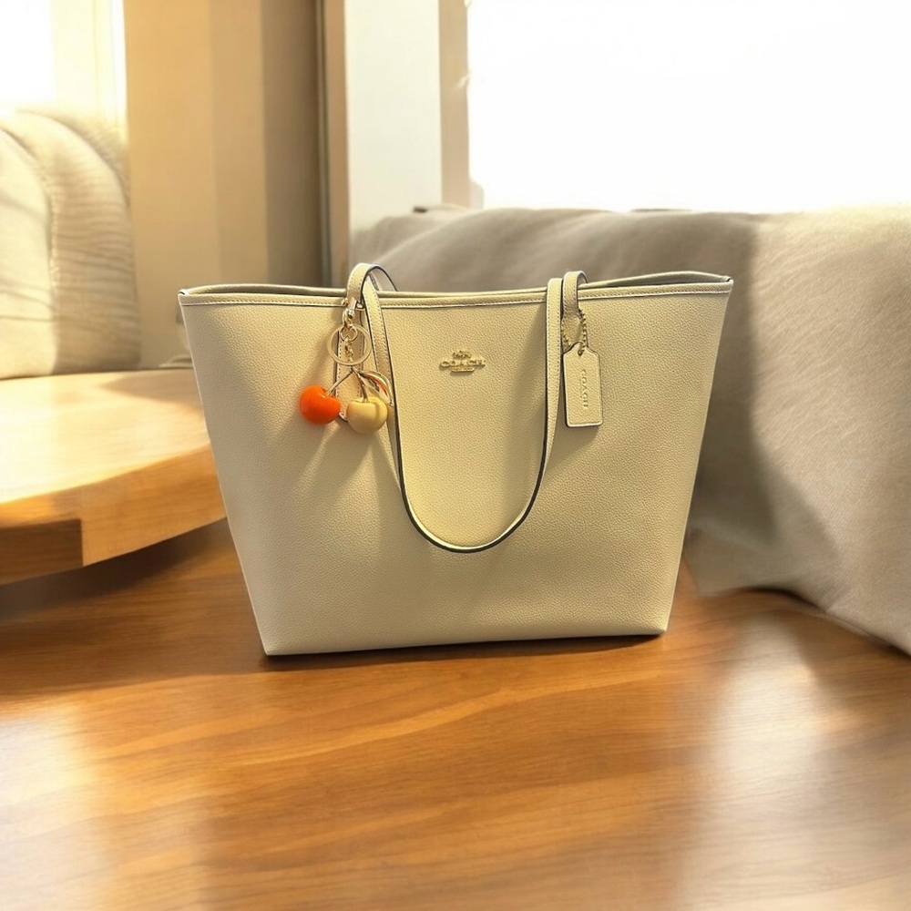 Coach Cream Tote Bag